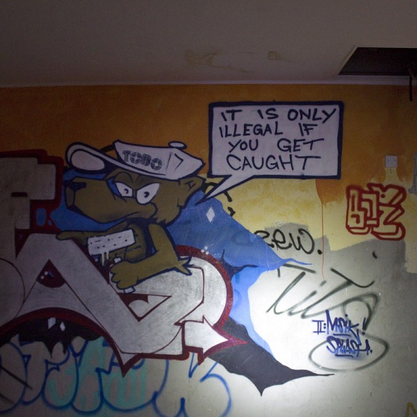 Graffiti: It is only illegal if you get caught